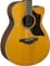 Yamaha AC3R Concert Acoustic Electric Vintage Natural with Gigbag Body Angled View